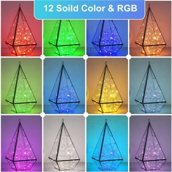 33ft Color Changing Fairy Lights, 100 LED USB Fairy String Lights with Remote - Picture 3 of 6